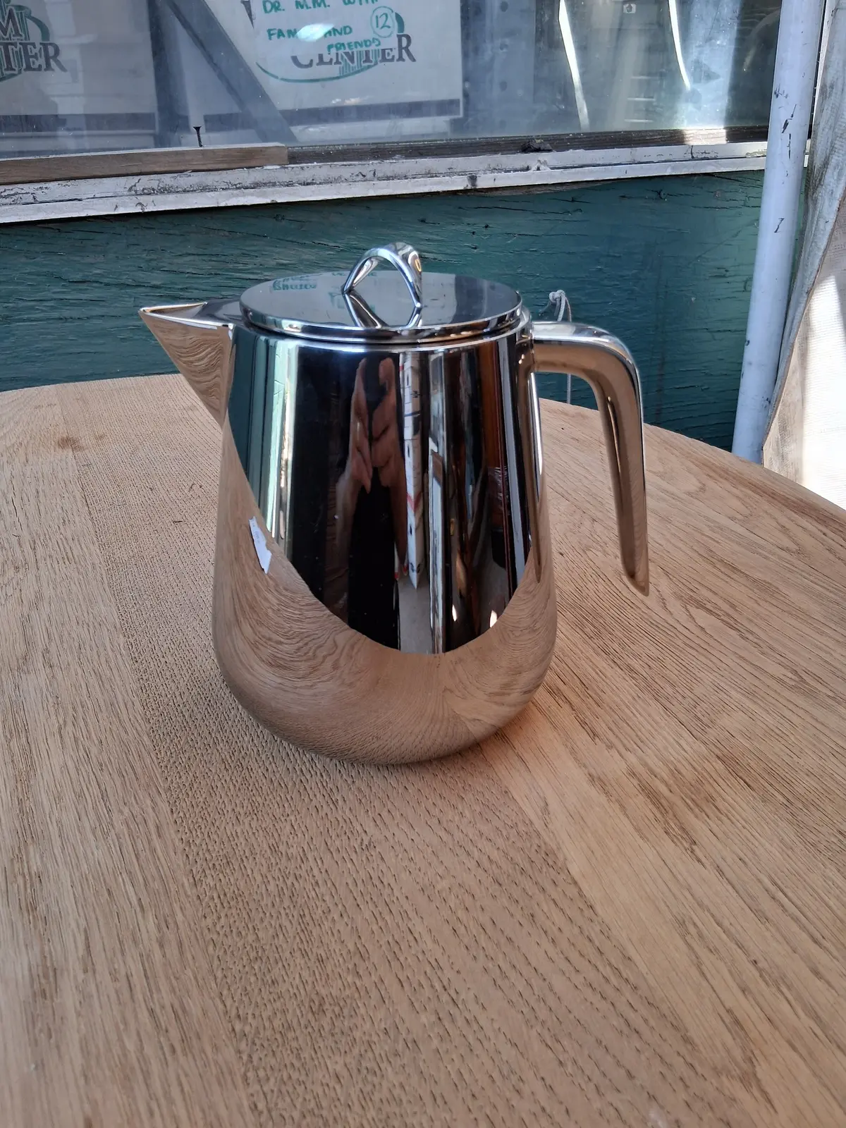 Helix Silver Plate Teapot By Georg Henson-From Neiman Marcus 1