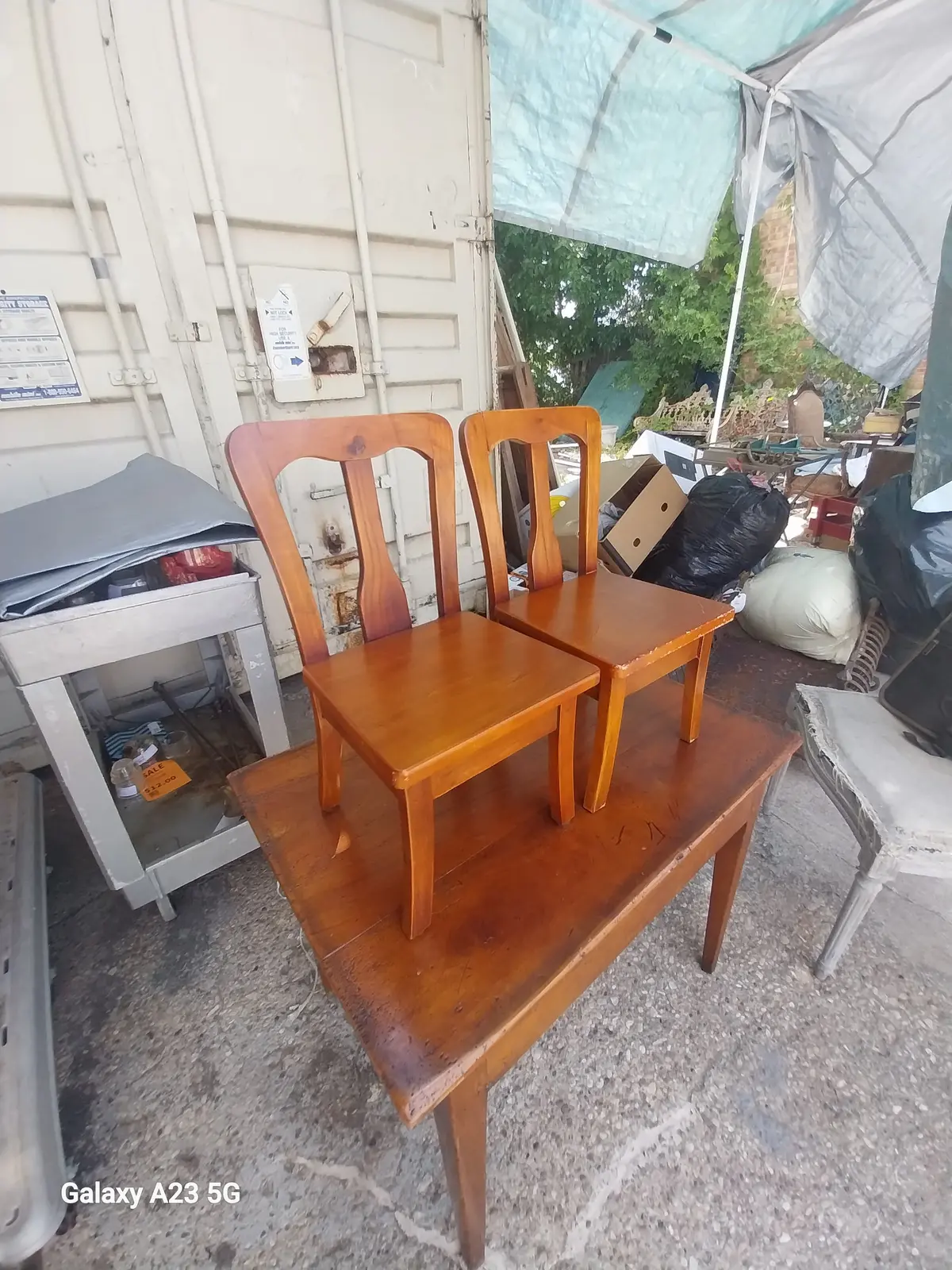 Pair Of Vintage Childs Chair's 1