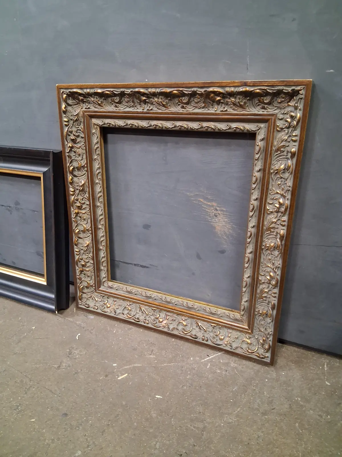 Ornate Bronze And Gold Wood Frame 1
