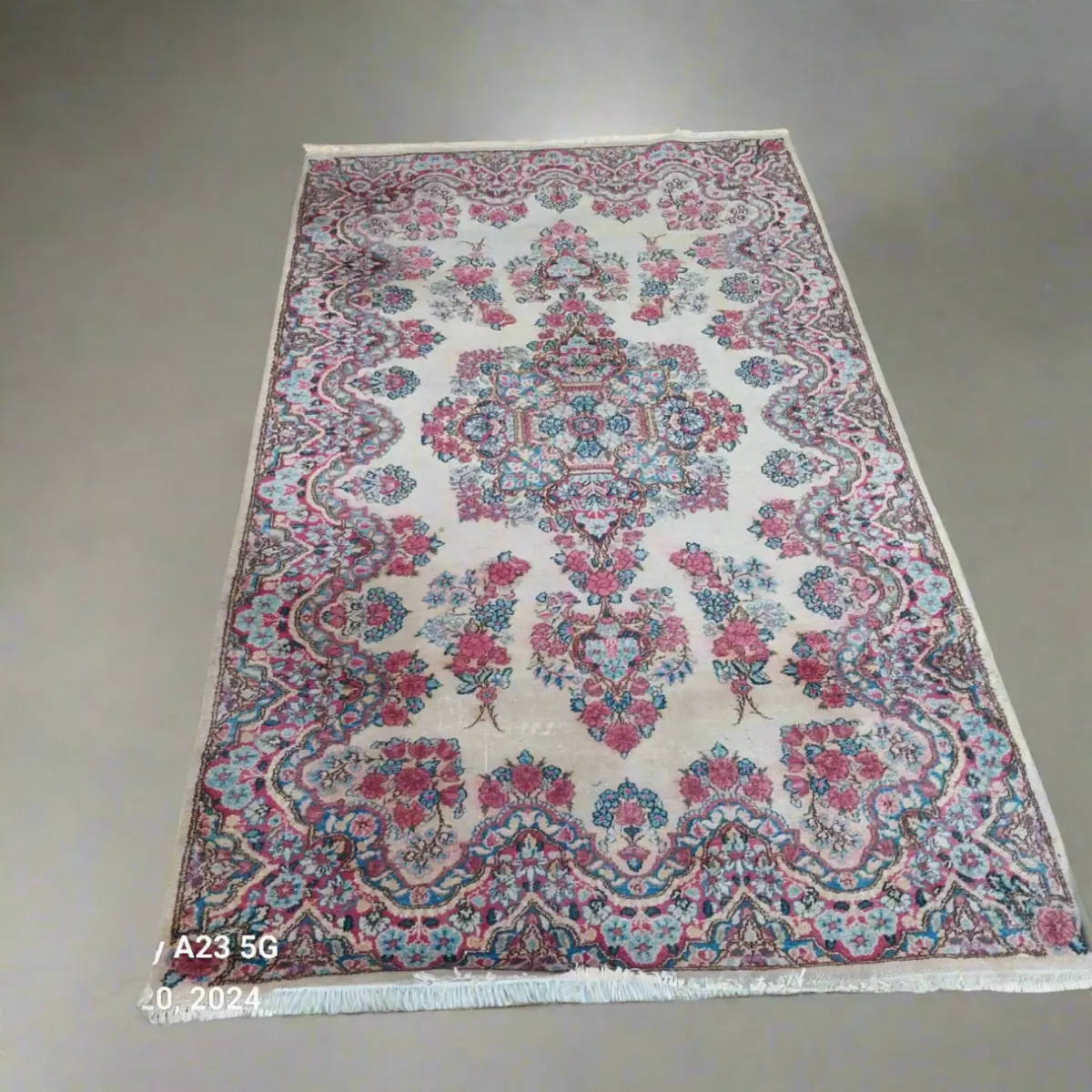 Hand Tied Persian Floral Rug 1