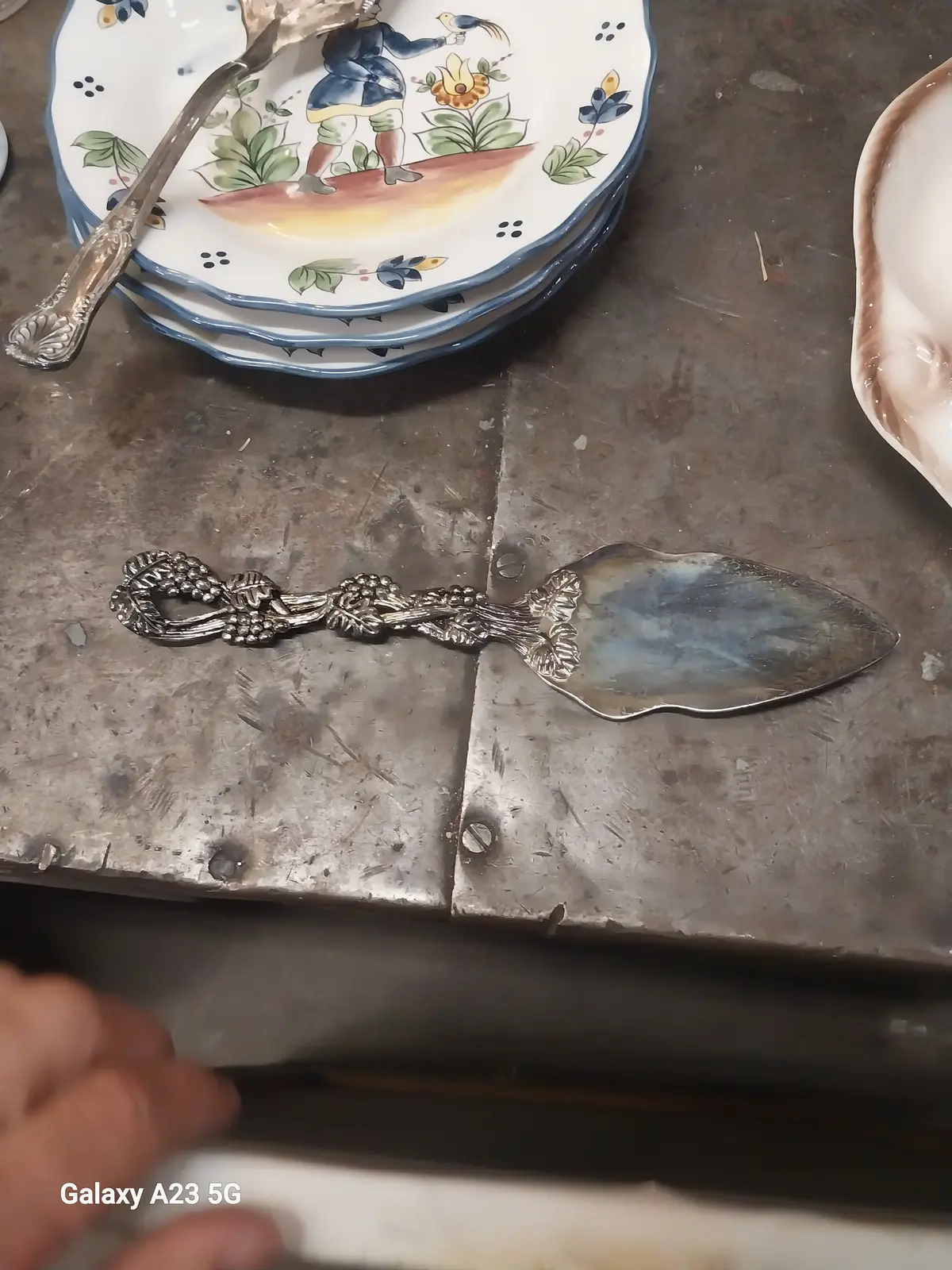 Silver Plate  Pie Server 1