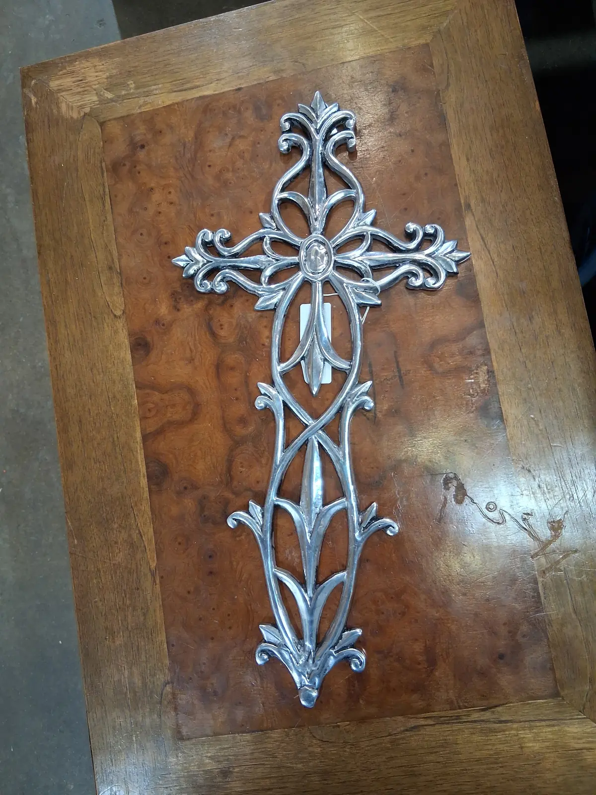 Aluminumn Pierced Design Cross 1
