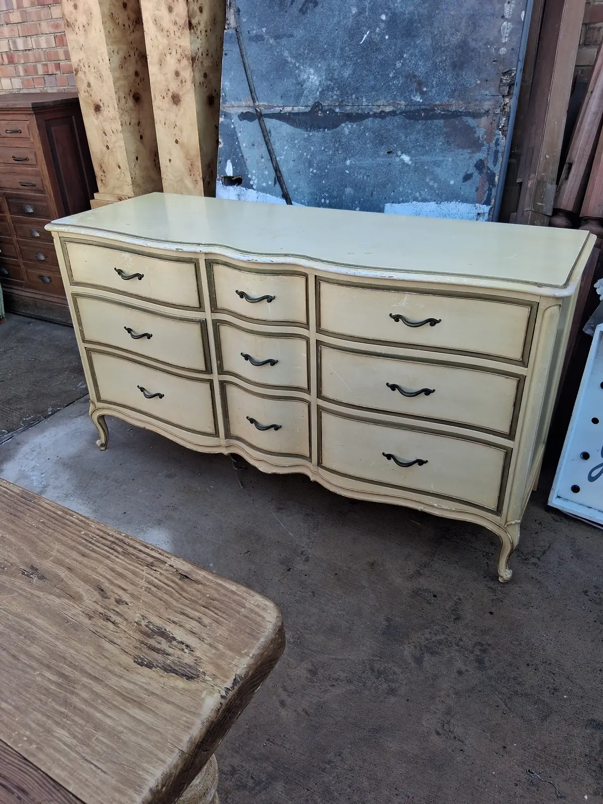 Drexel French Provincial Painted Dresser 1