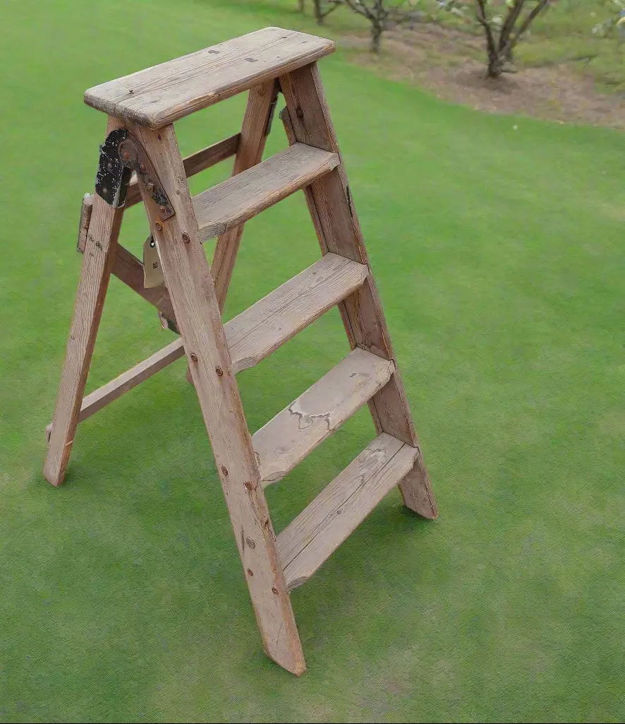 Wood Orchard Ladder 1