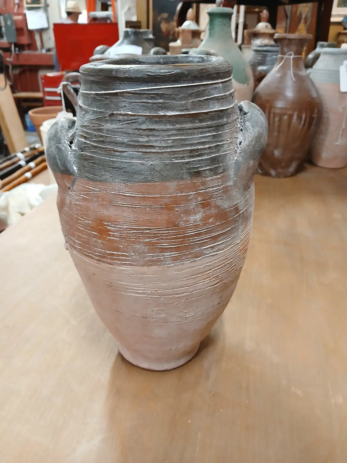 Terra Cotta Tri Color Vase 1