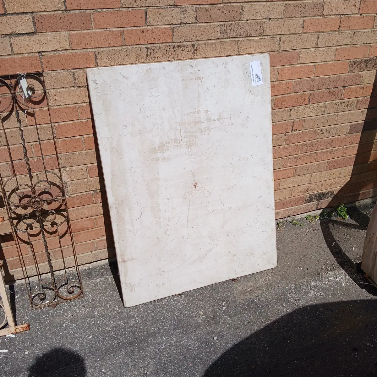 Large White Stone Top 1