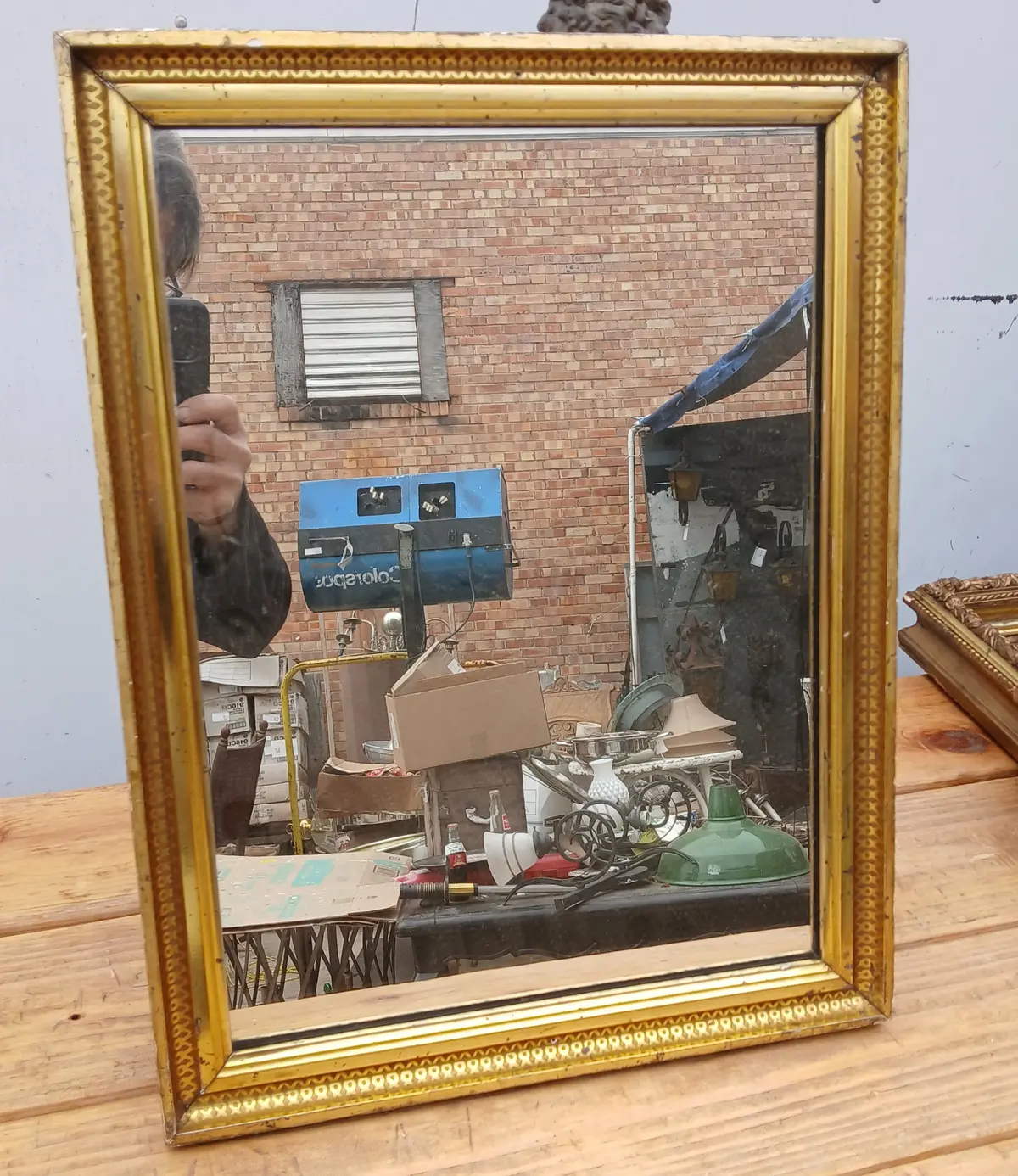 Small Gilt Framed Mirror 1