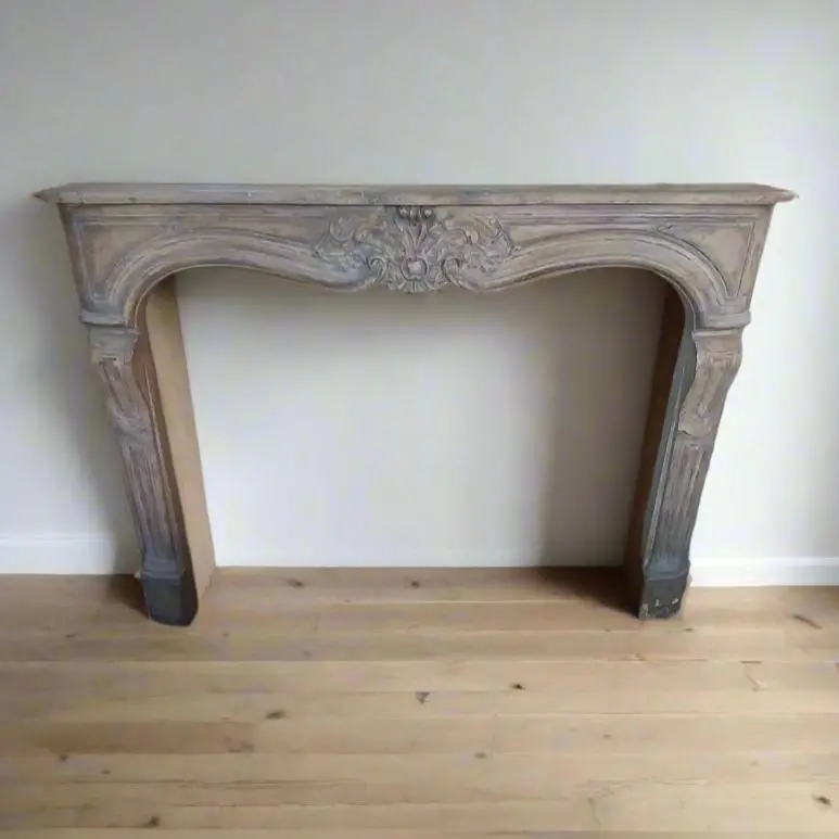 Louis Xv Style Painted Mantle As Found 1