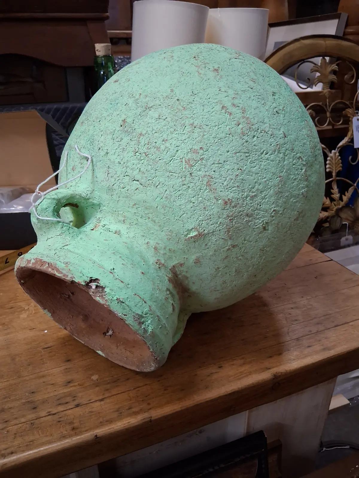 Green Earthenware Vessel 1