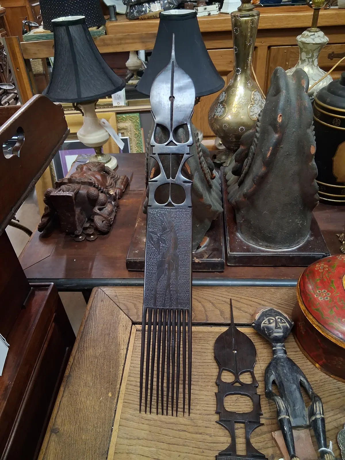 Exotic African Hardwood Comb 1