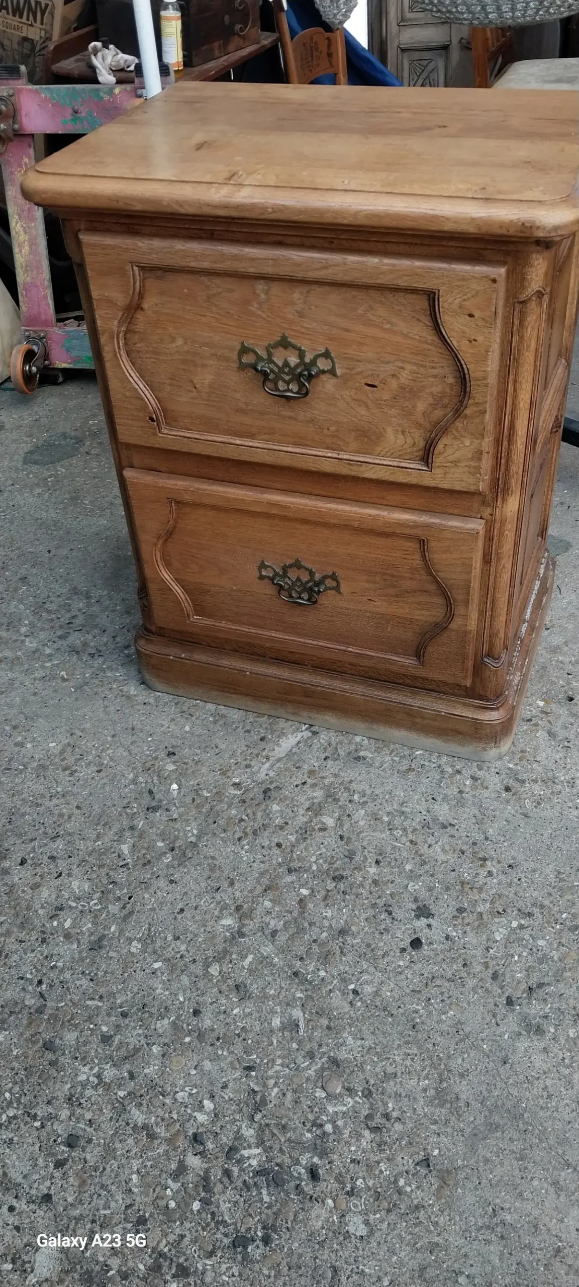 Oak 2 Drawer File 1