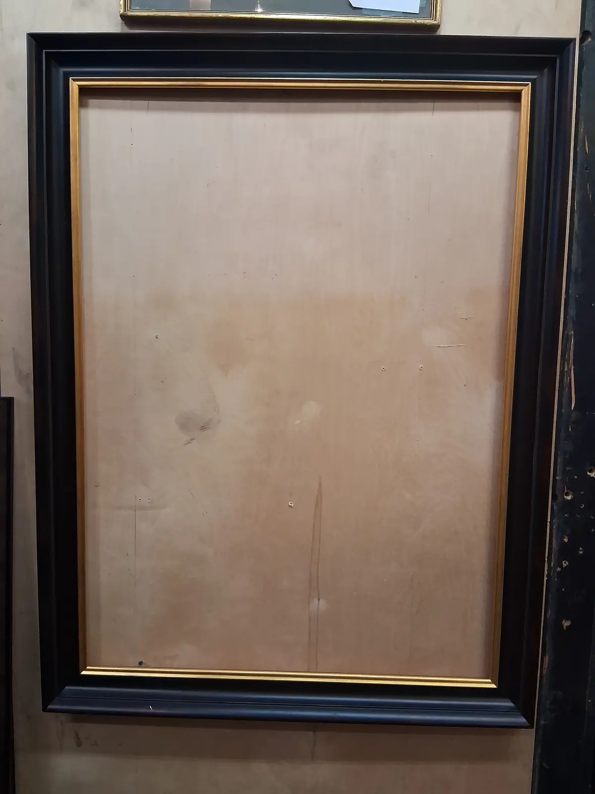 Large Ebonized Frame With Gilt Liner- 1 Of 2 1
