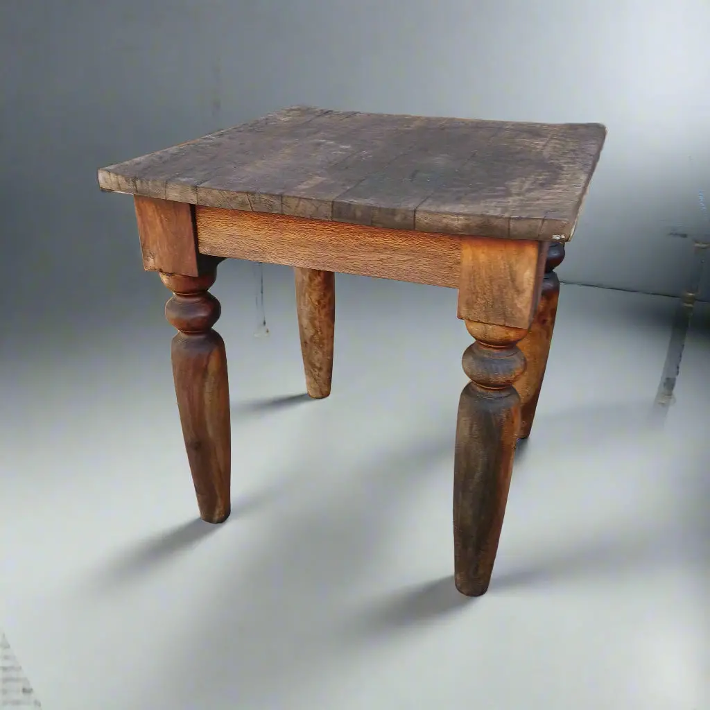 Rustic Indian Side Table 1