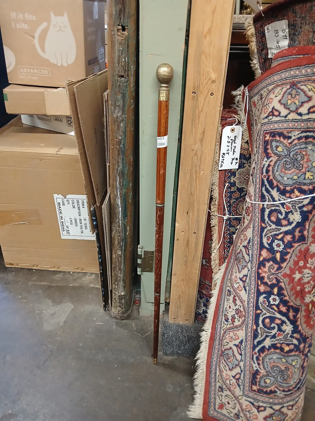 Brass Top Handle Cane 1