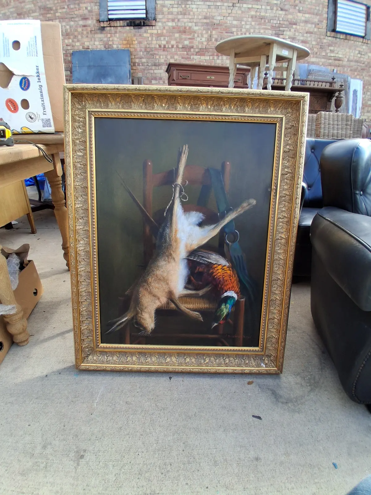 Large Painting Of Rabbit 1
