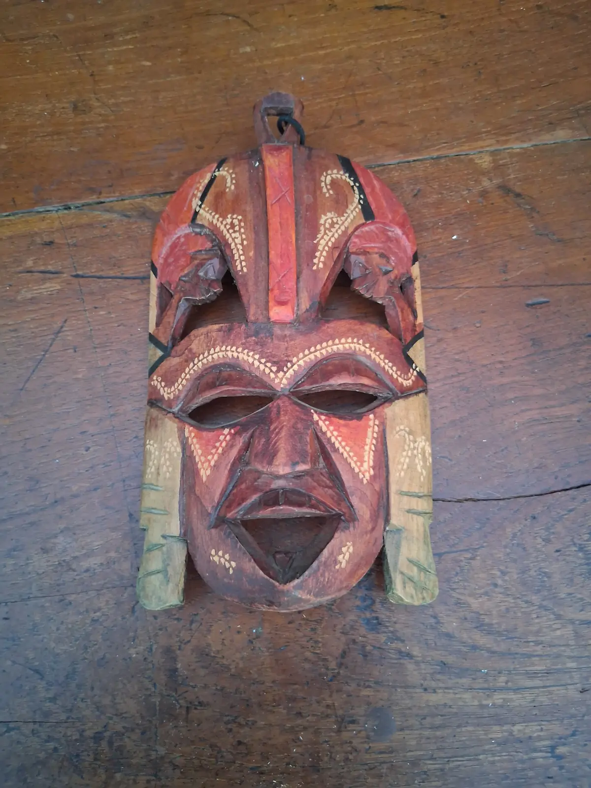 Small Red Native Mask 1
