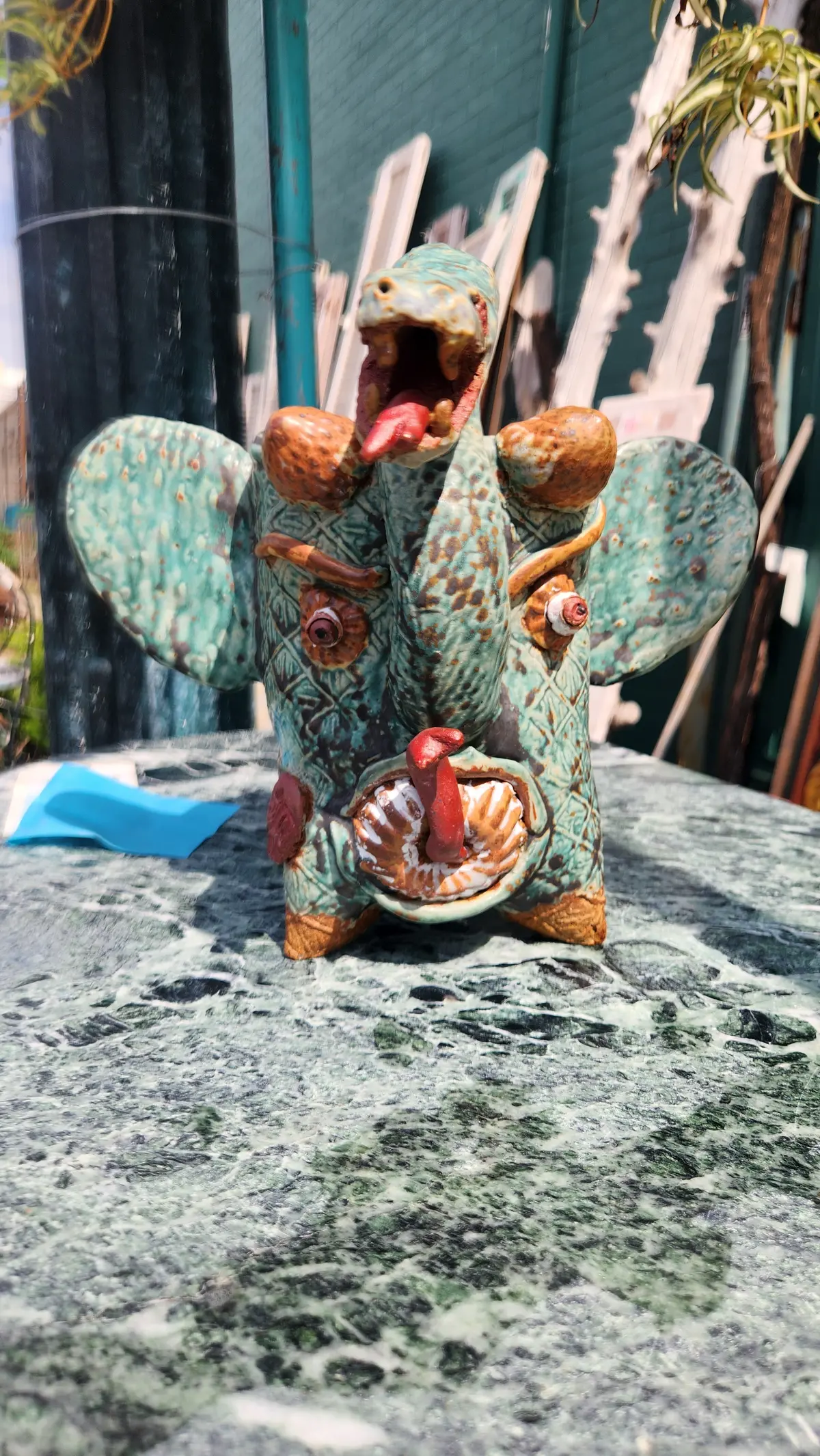 Grotesque Pottery Platter 1
