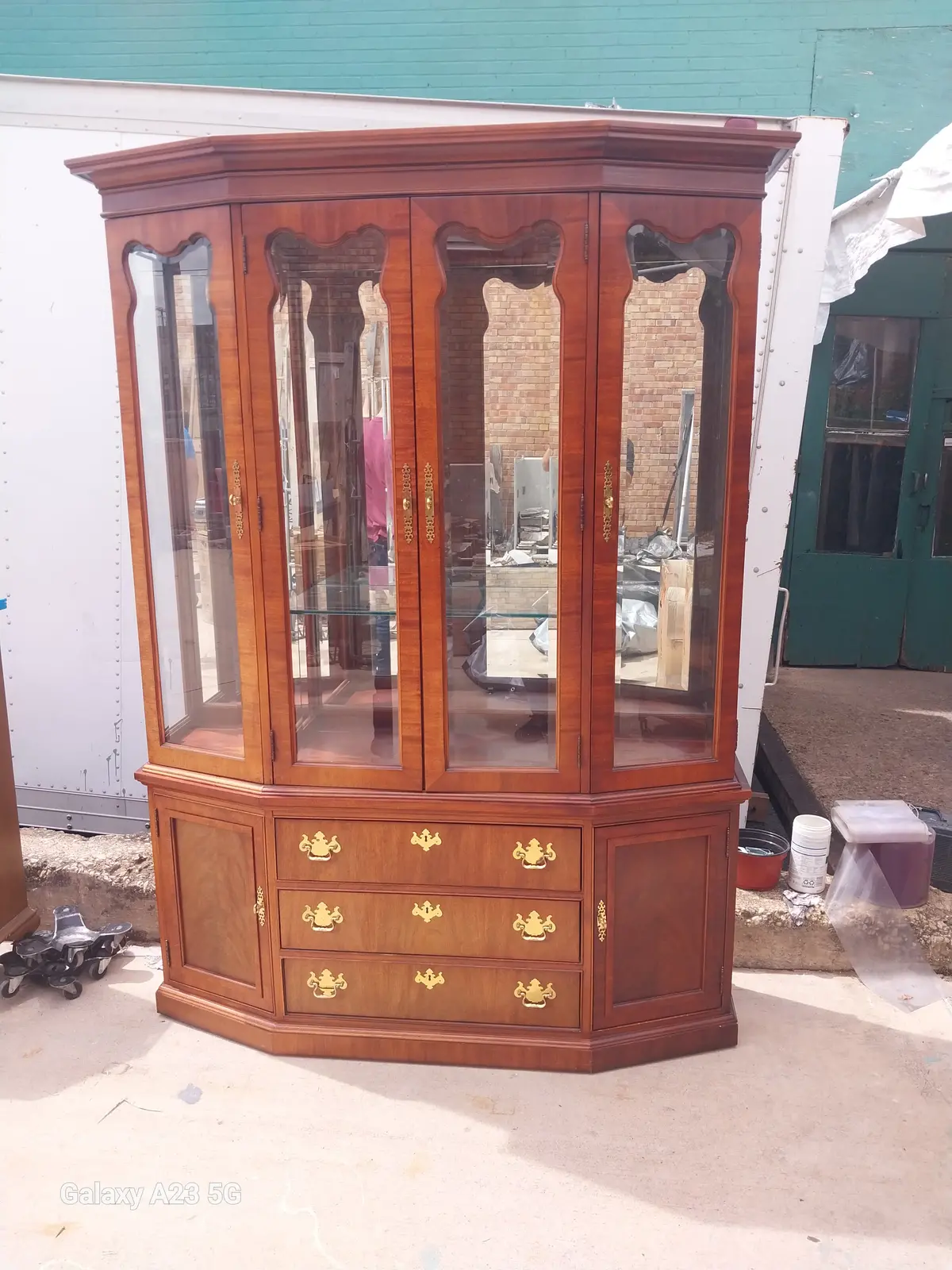 Thomasville Federal Style Display Cabinet 1