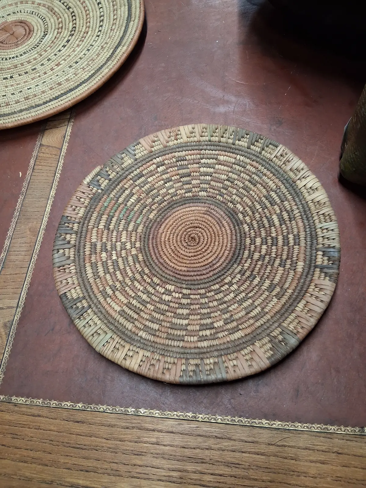 Small Woven African Placemat 1