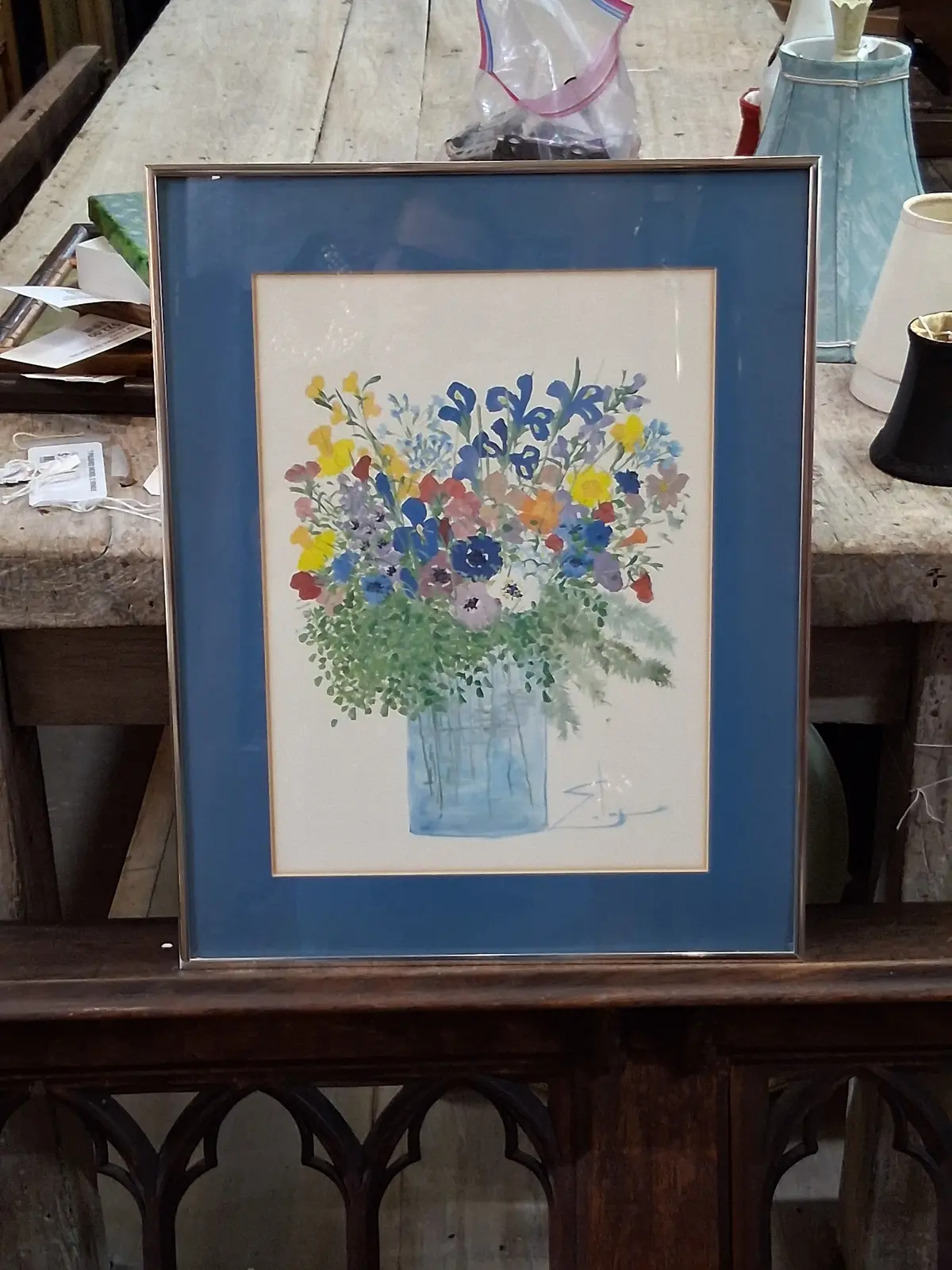 Framed Floral Still Life Print 1