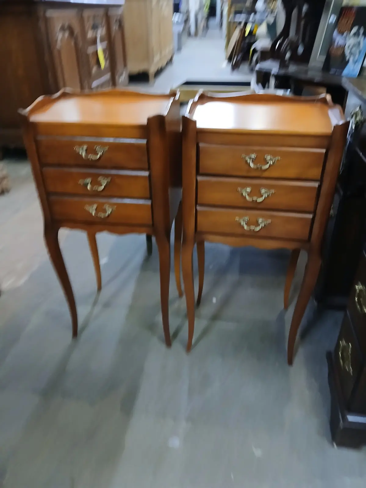 Pair Of Louis Xv Cherry Sides Chests 1