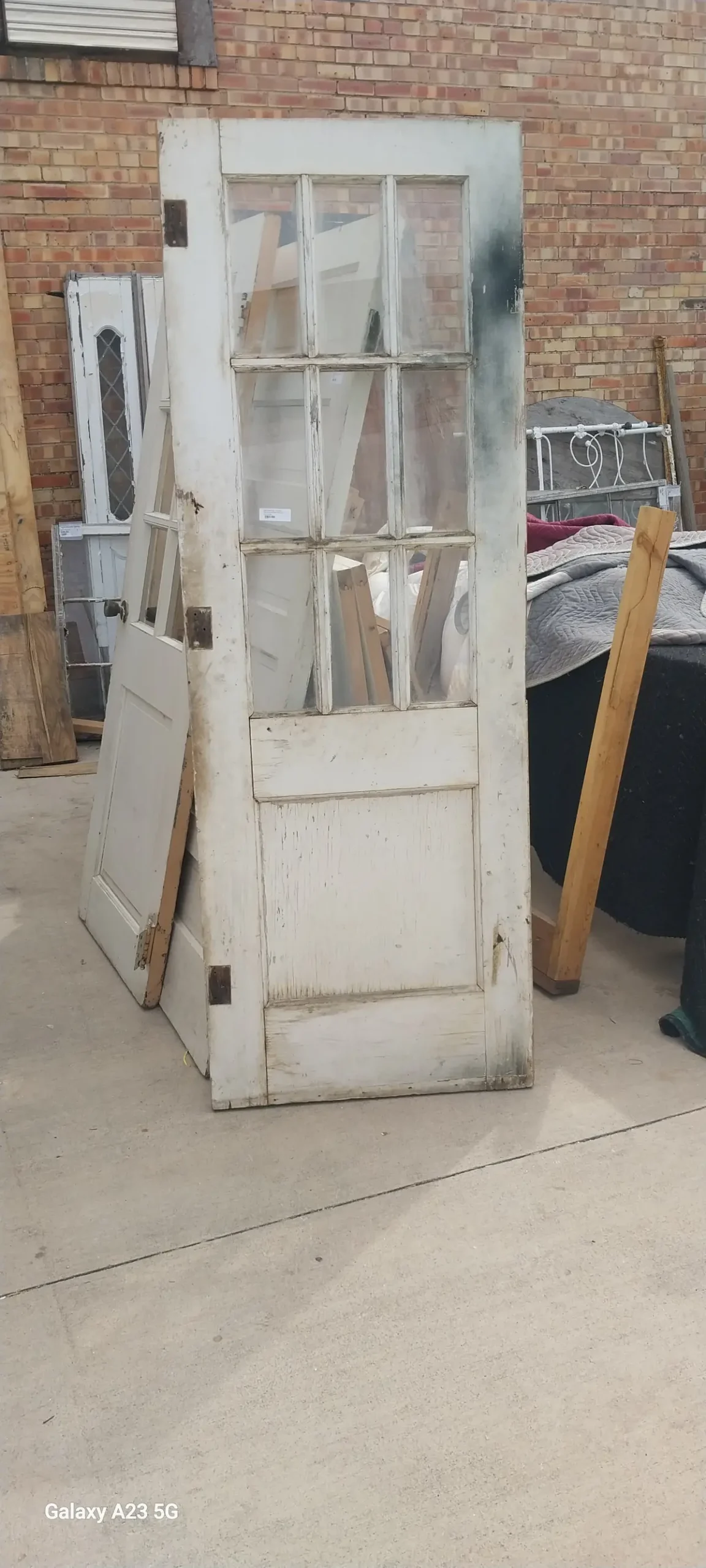 Nine Glass Pane Door 1