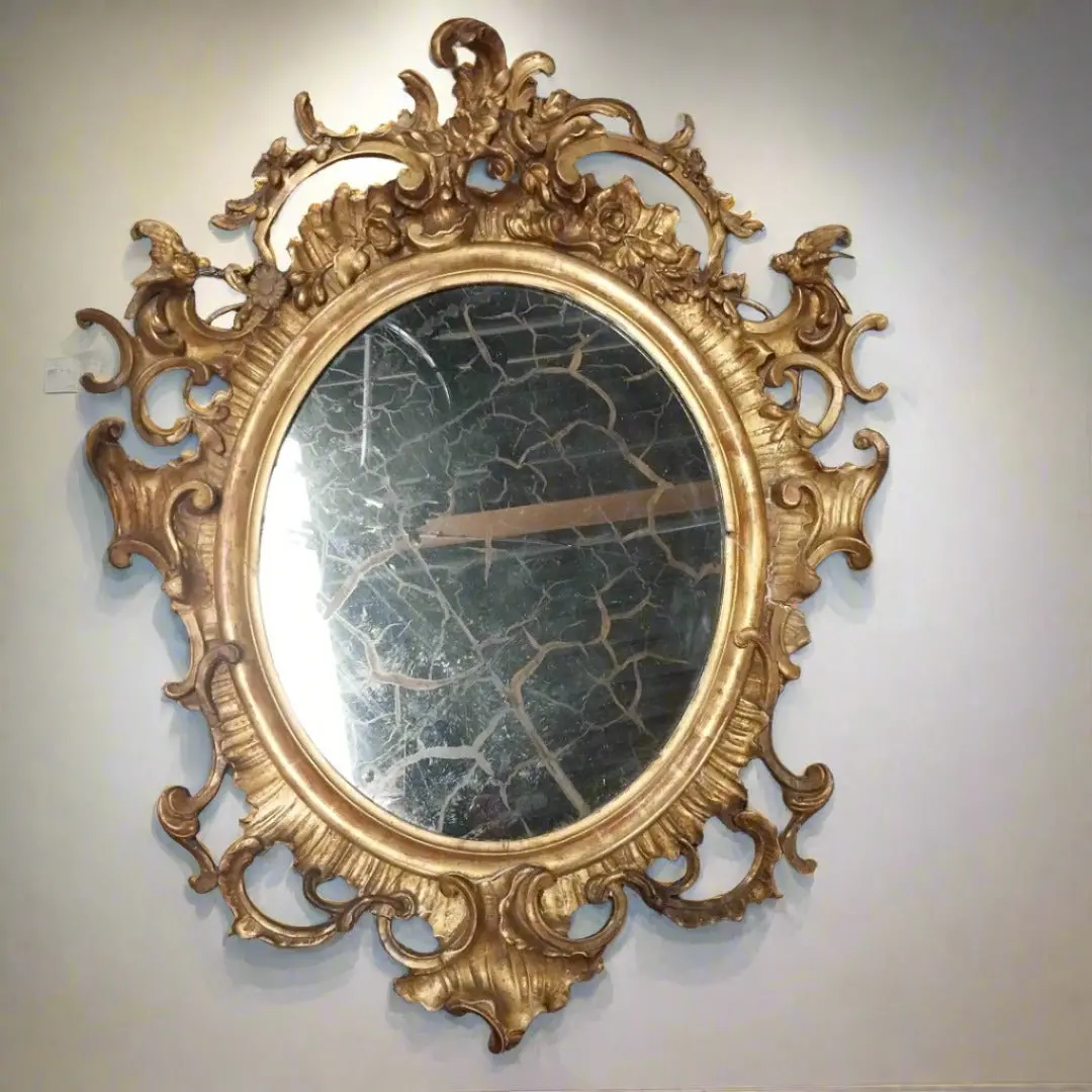 Rococo Gilt Framed Mirror 1