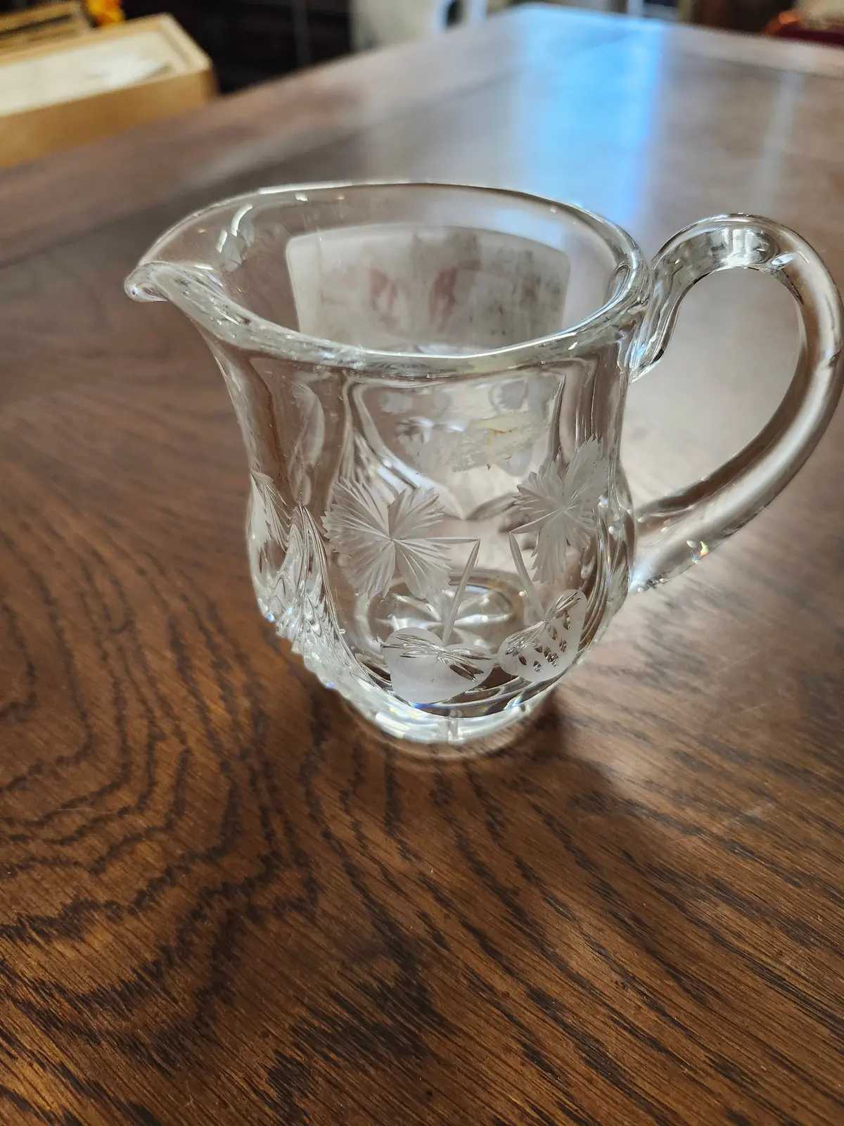 Crystal Creamer And Sugar 1