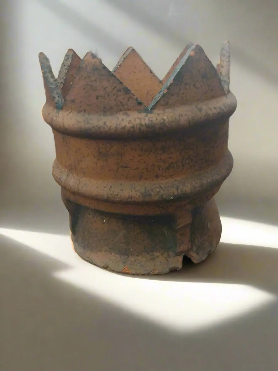 Crown Terra Cotta Chimnet Pot As Found 1