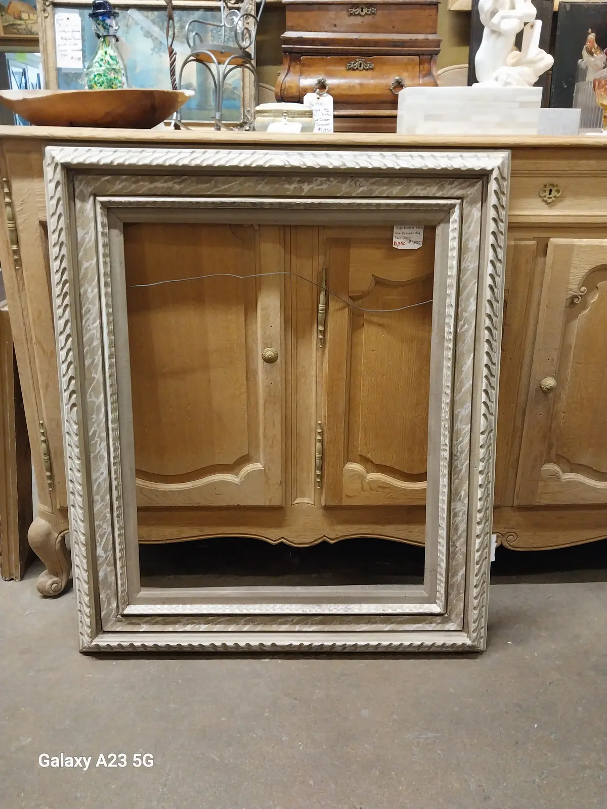 Thick Silver Wash Frame 1