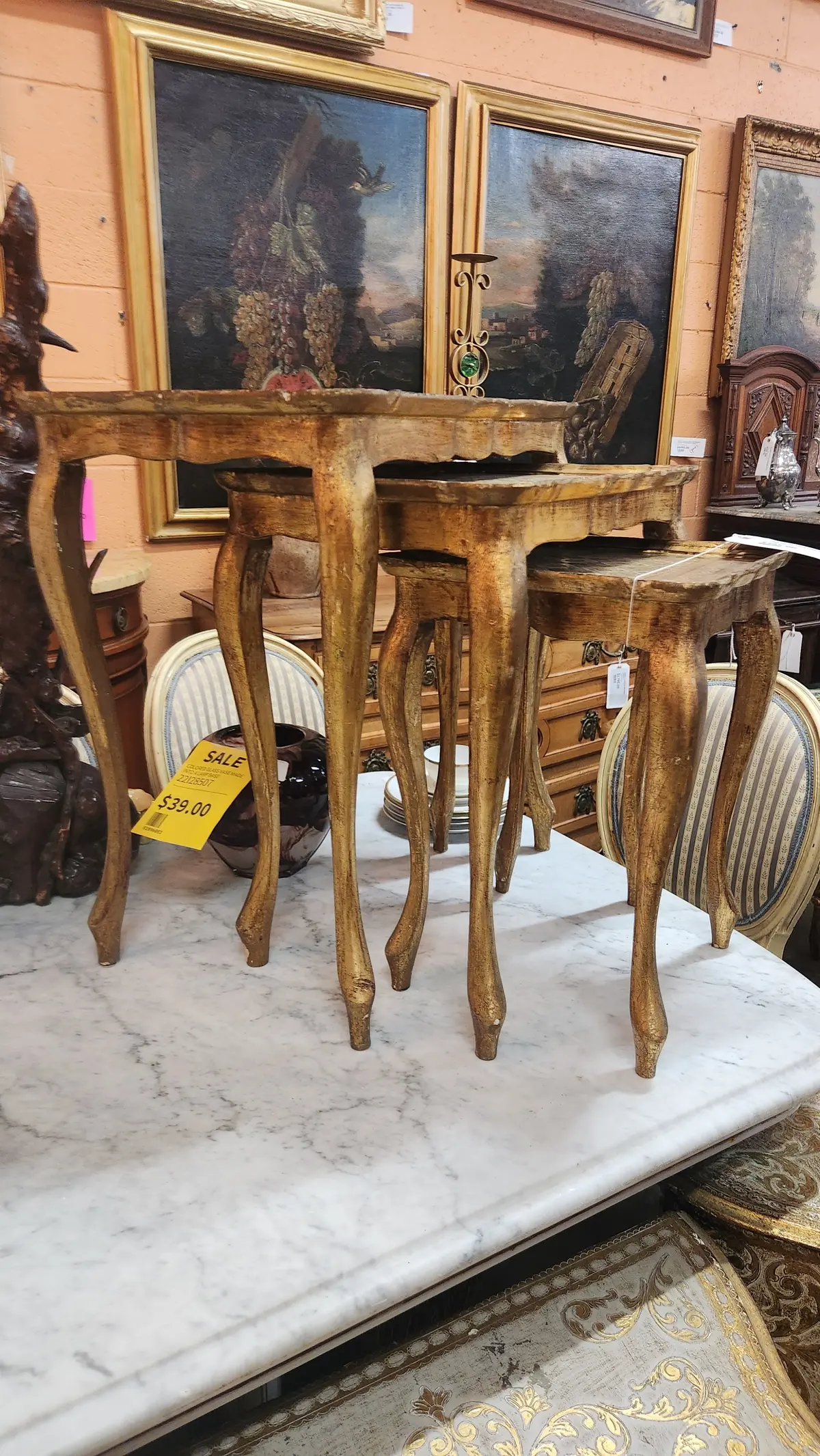 Set Of Florentine Stacking Tables 1