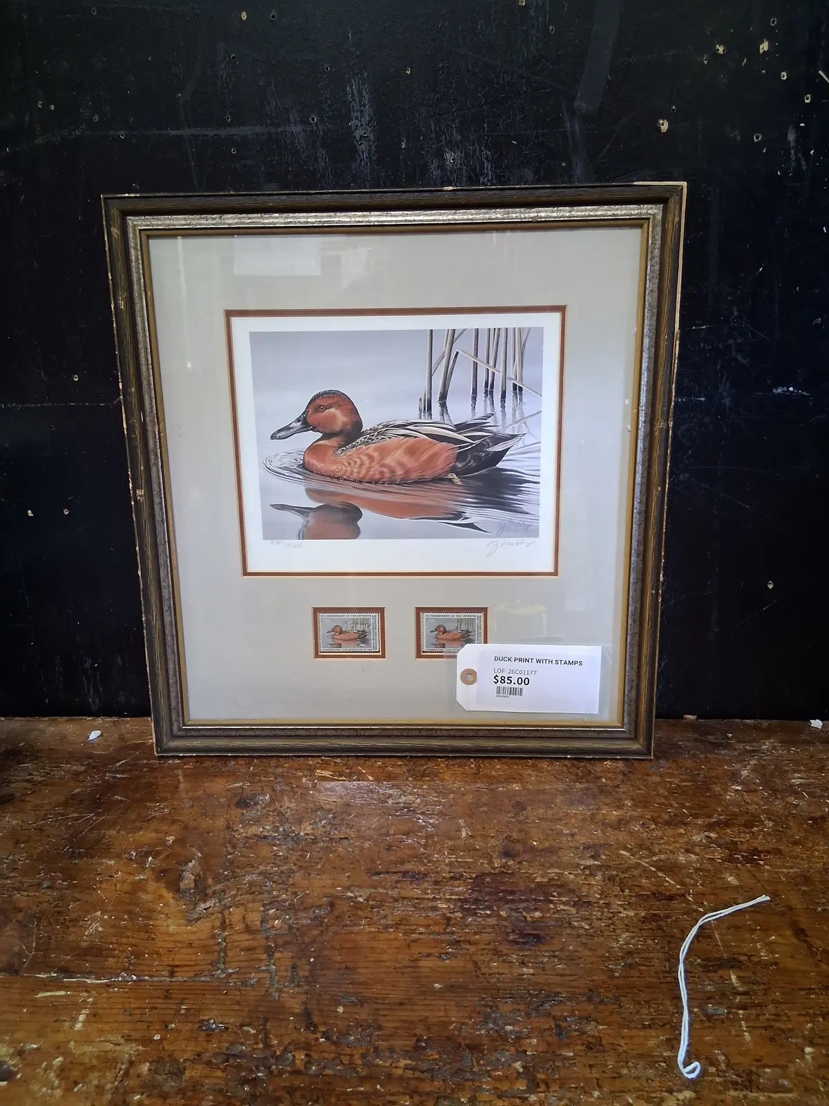 Duck Print With Stamps 1
