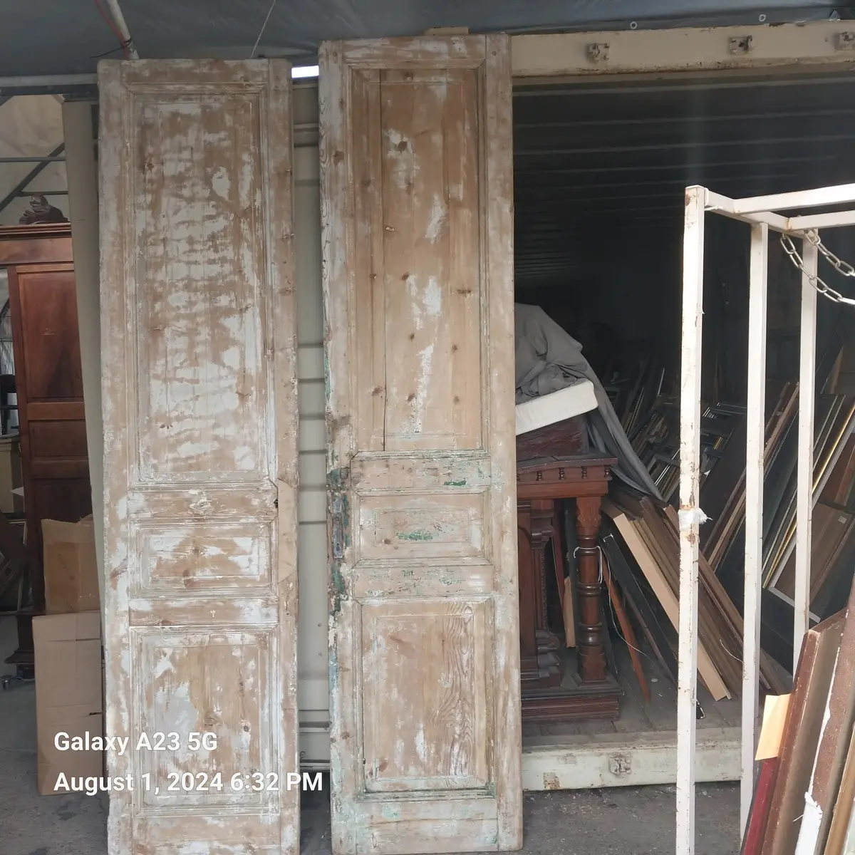 Tallest Slender Pine Paneled Door 1