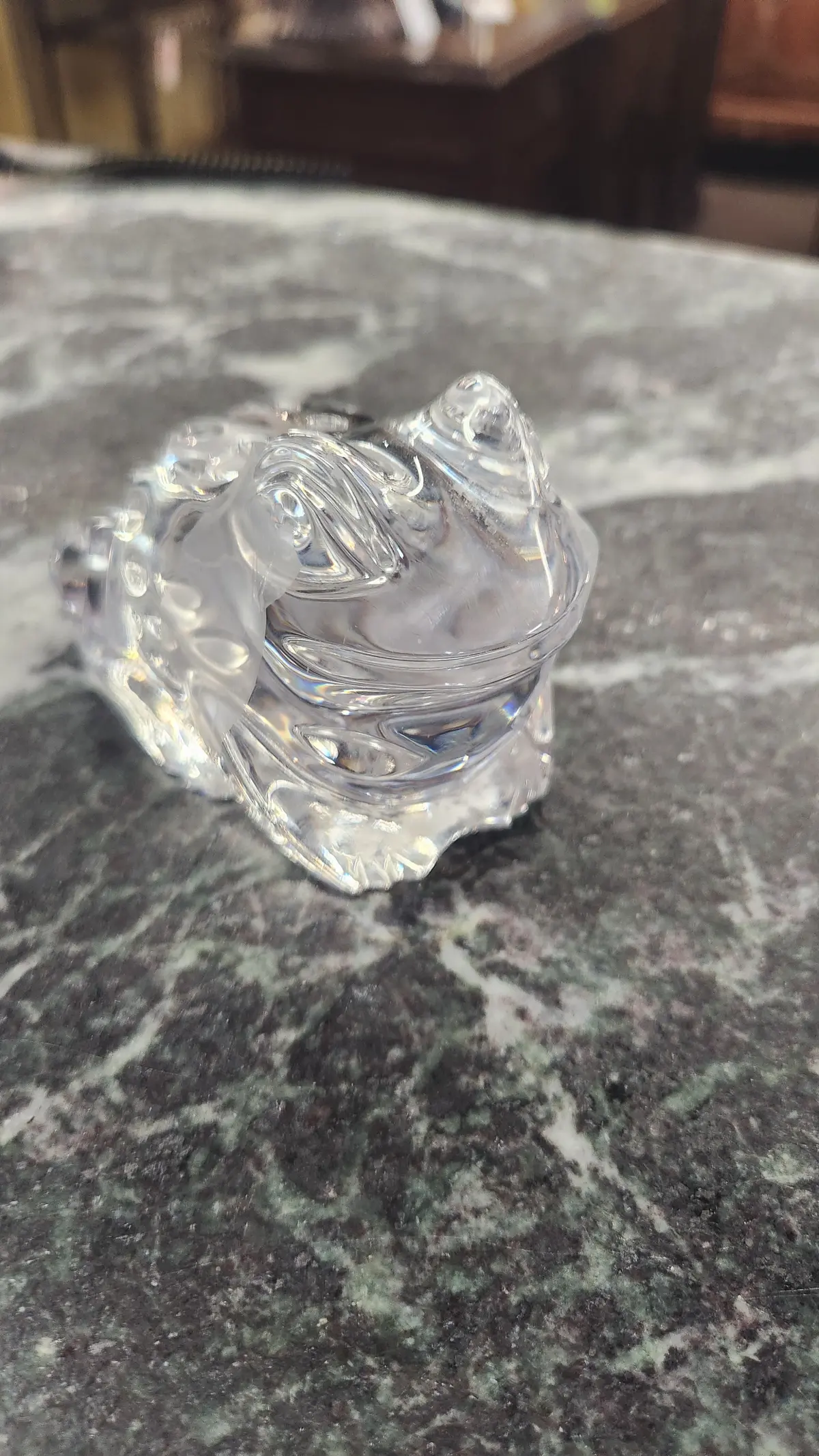 Waterford Crystal Frog Paper Weight 1
