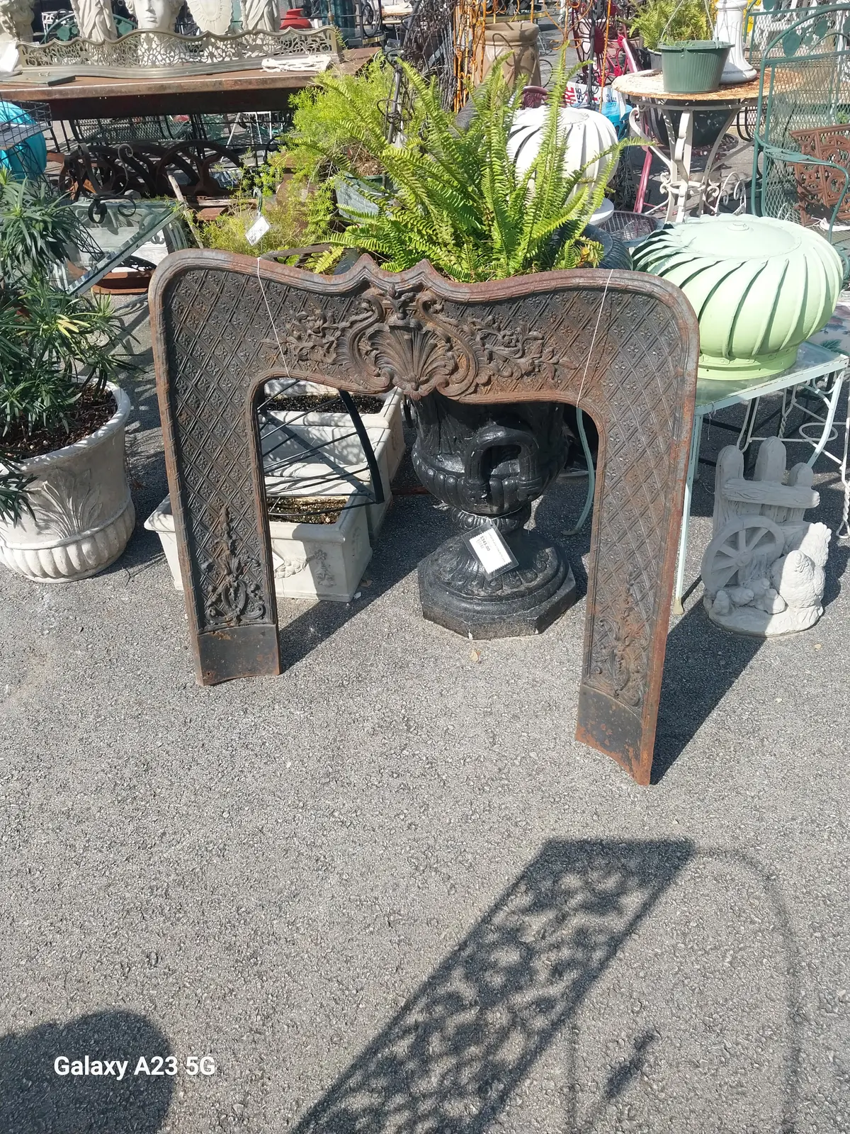 French Style Cast Iron Fireplace Surround 1