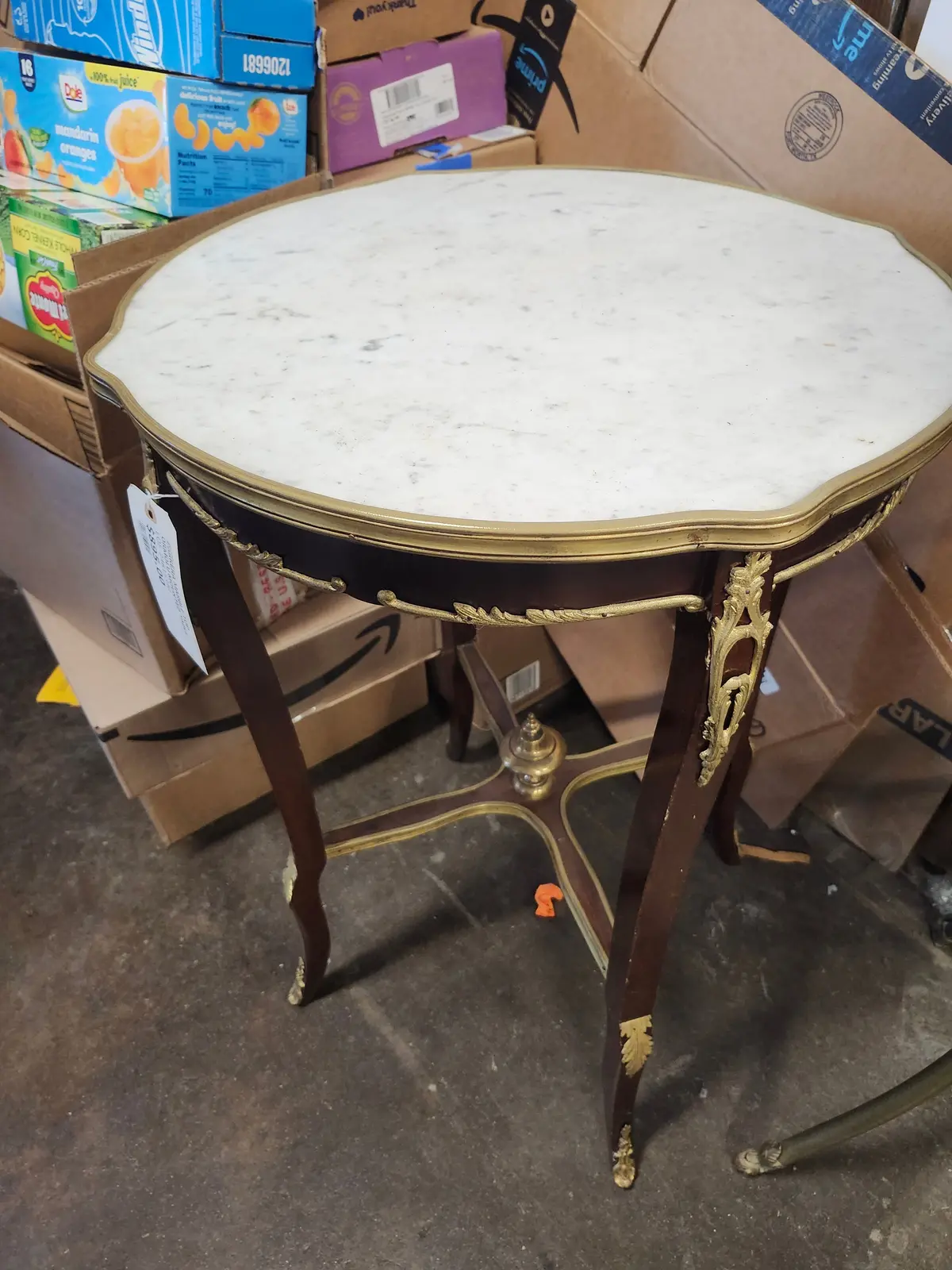 Carrera Marble Top Ormolu Mounted Table 1