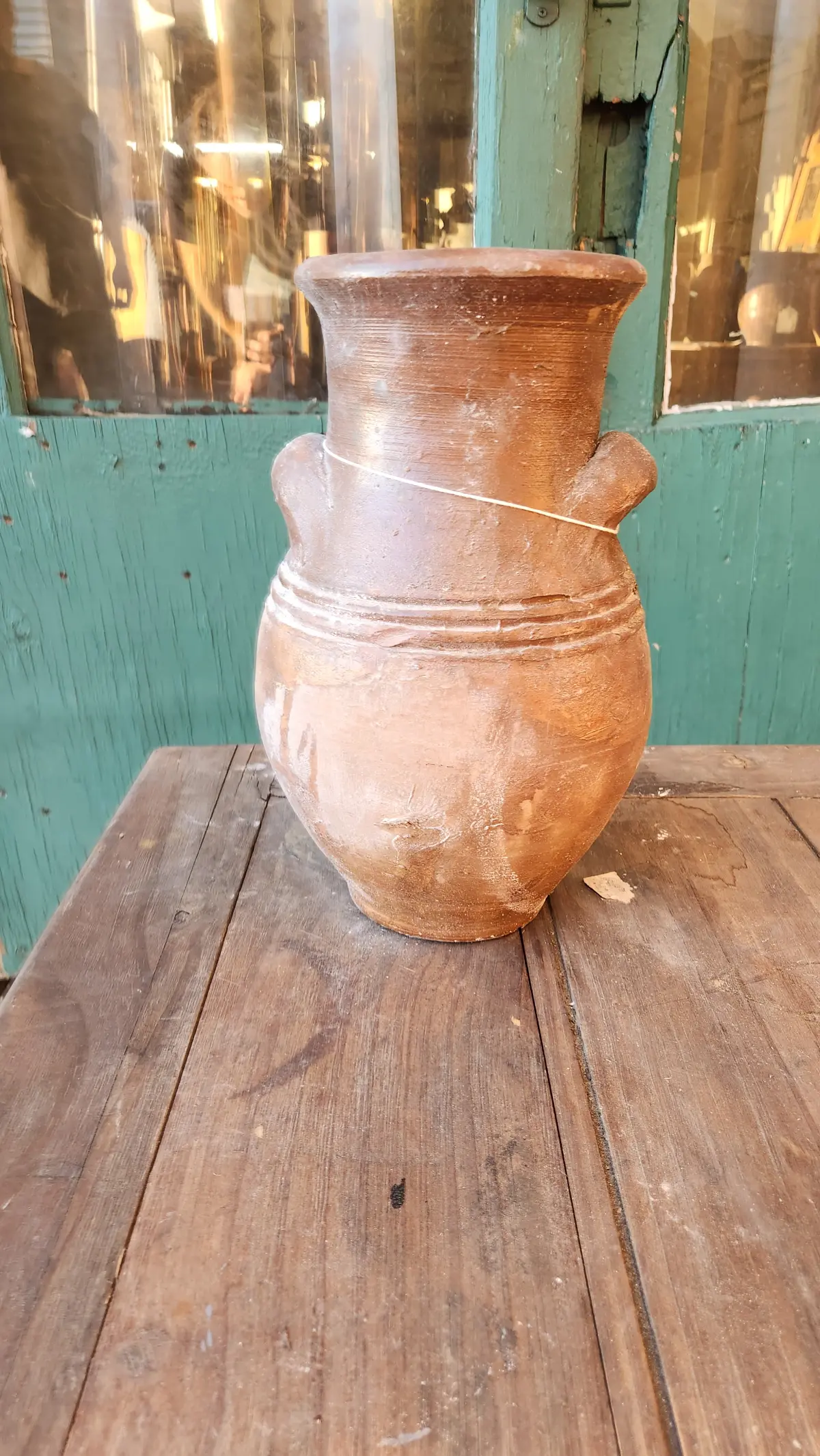 Terra Cotta Vase With Two Handles 1