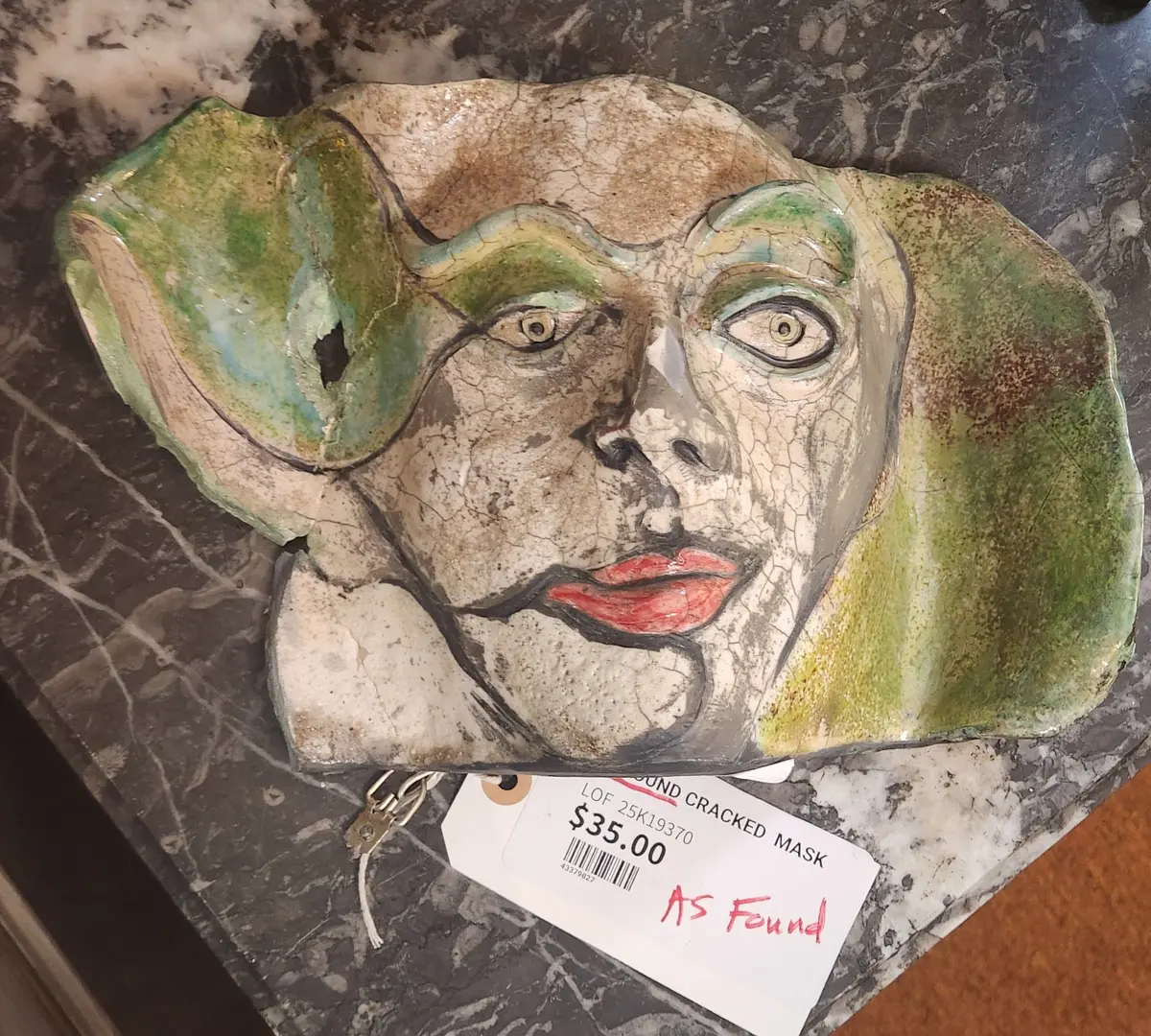 As Found Cracked  Mask 1