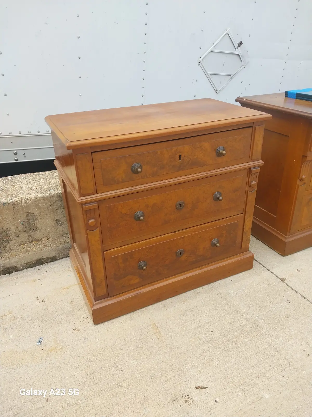 Small 3 Drawer Victorian Chest 1
