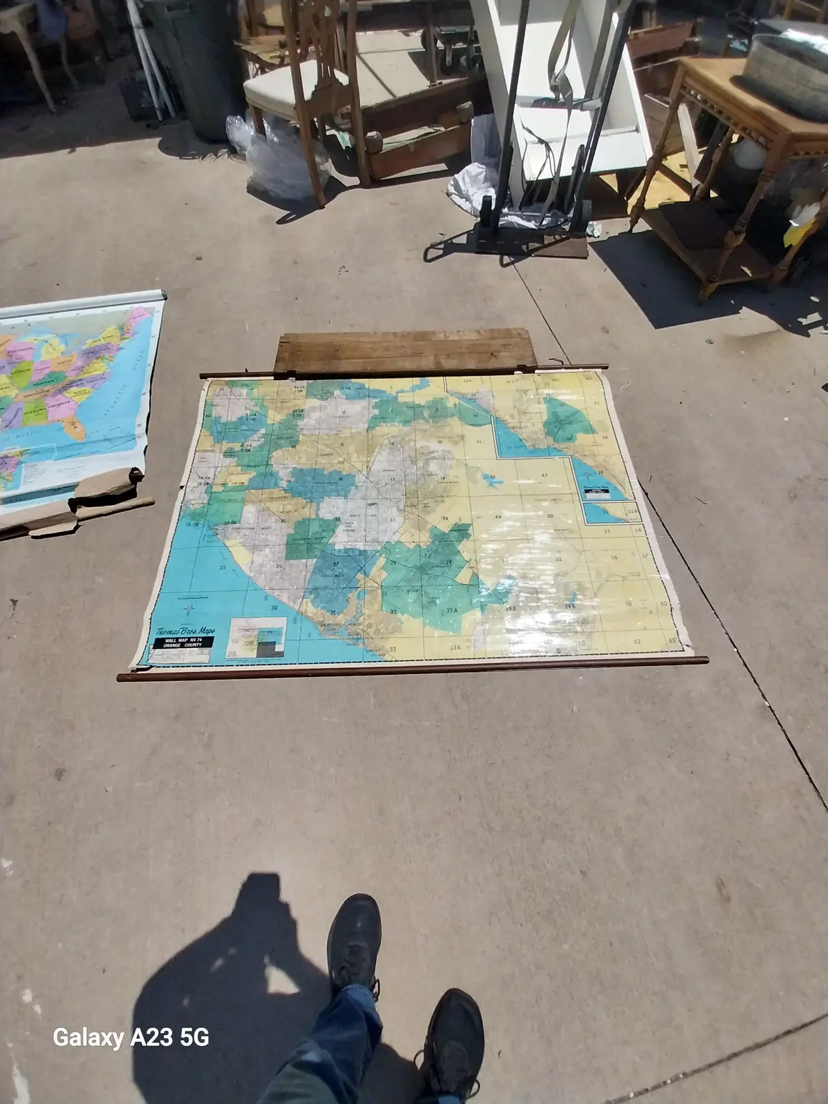 Wall Map Of Orange County 1