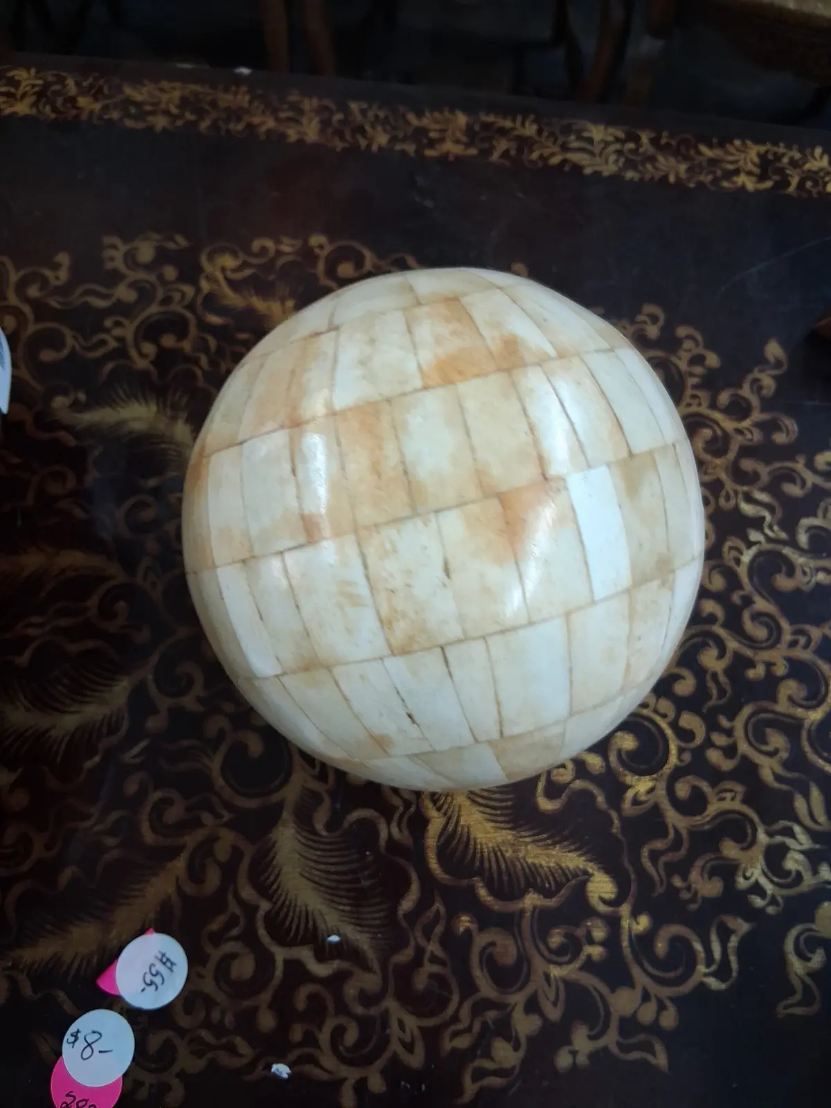 Bone Large Decor Ball 1