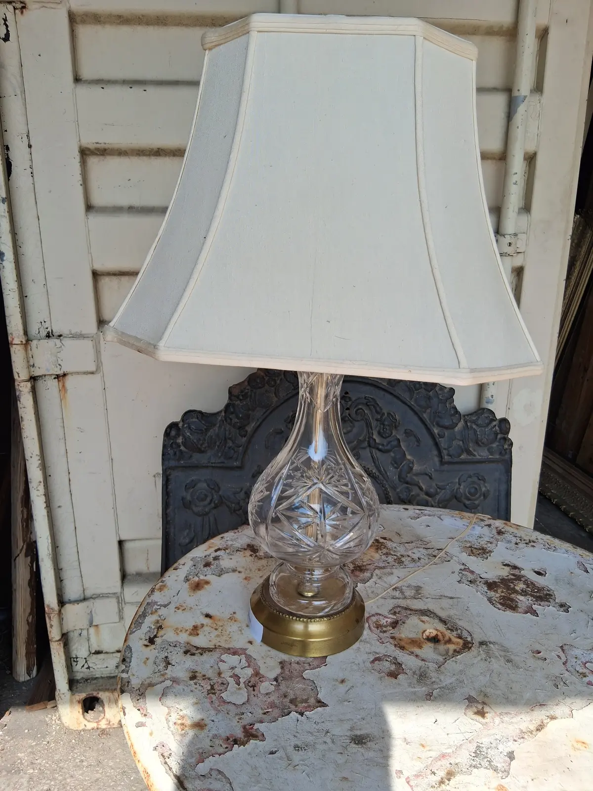 Crystal Lamp With Shade 1