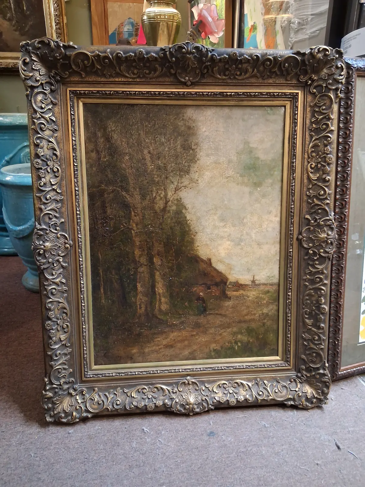 19Th Century Gilt Framed Landscape 1