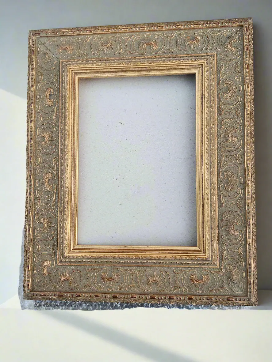 7" By 5" Gold Frame 1