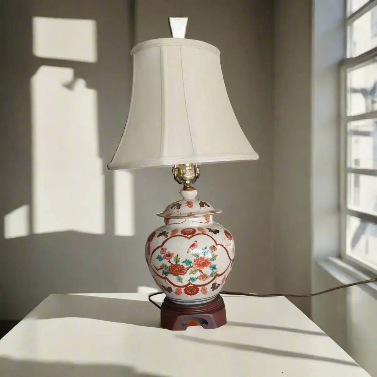 Asian Lamp With Shade 1