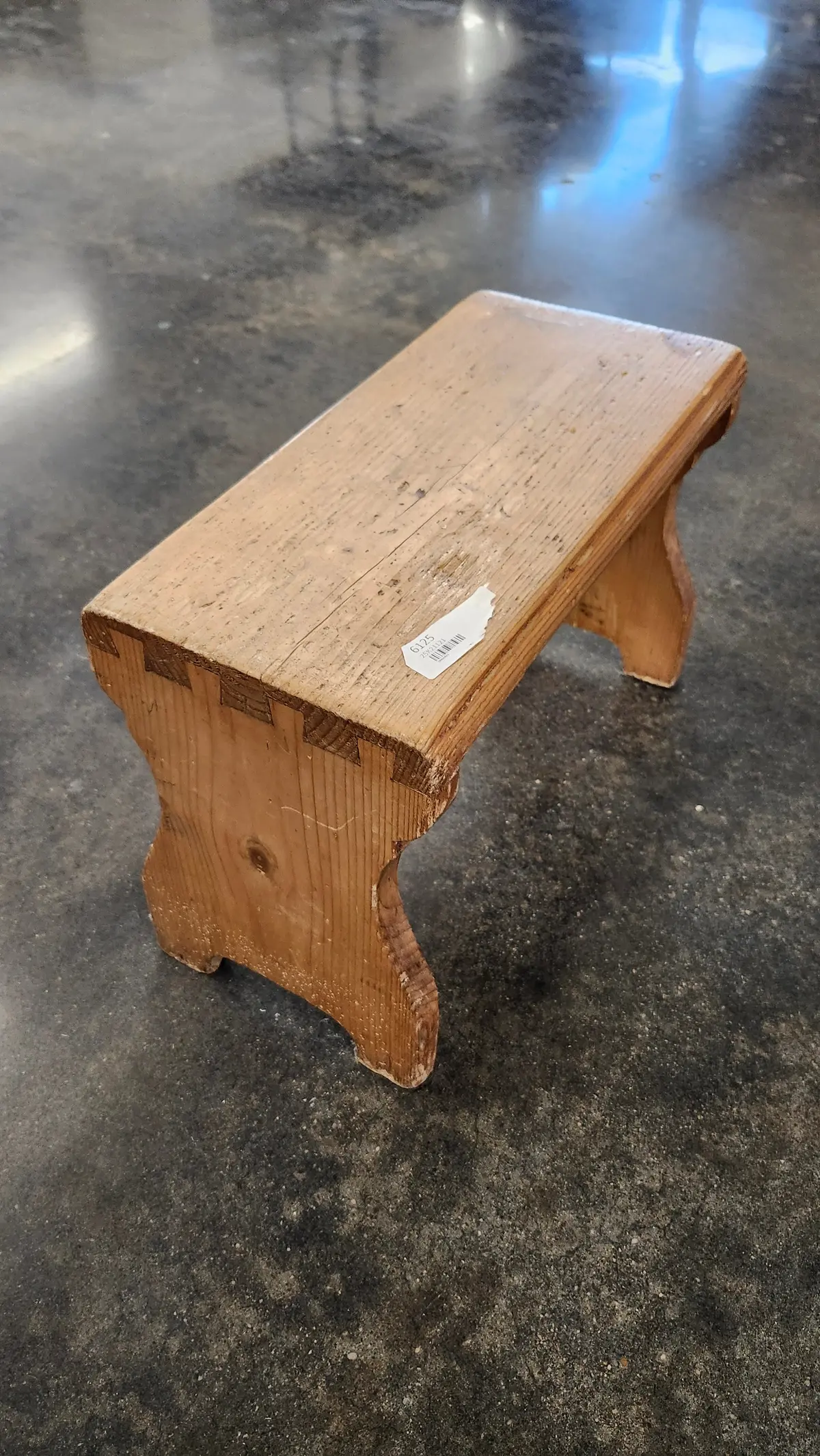 Pine Dovetailed Stool 1
