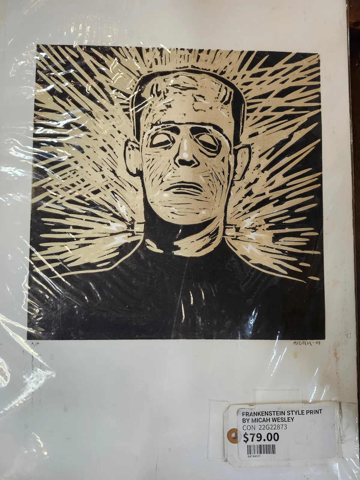 Frankenstein Style Print By Micah Wesley 1