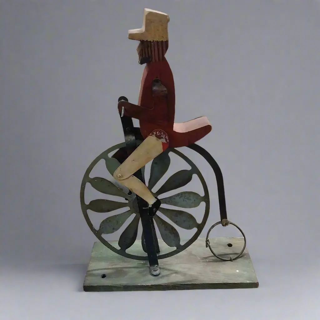 Unicyclist Whirlygig-As Found 1
