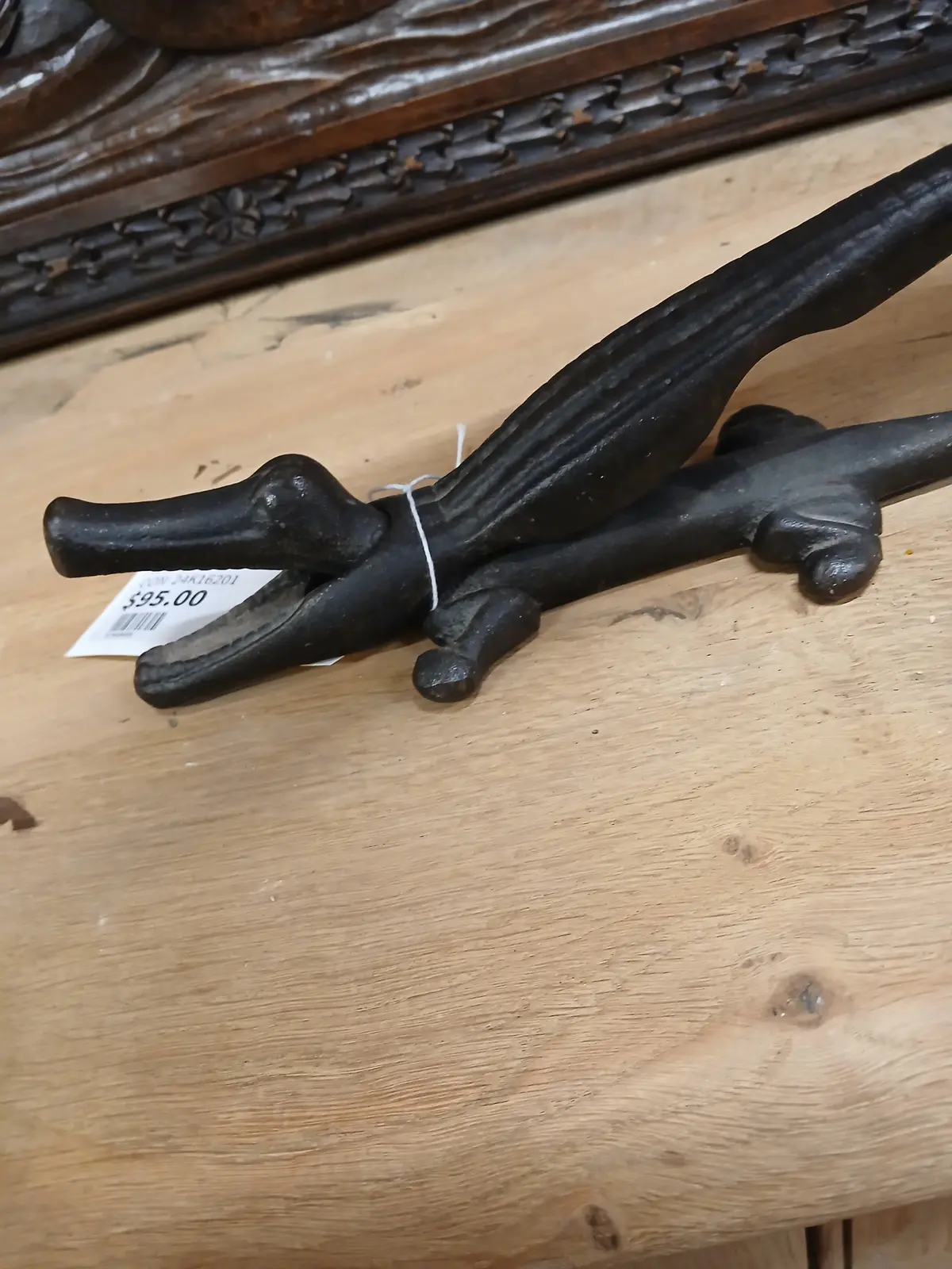 Iron Alligator Nut Cracker 1