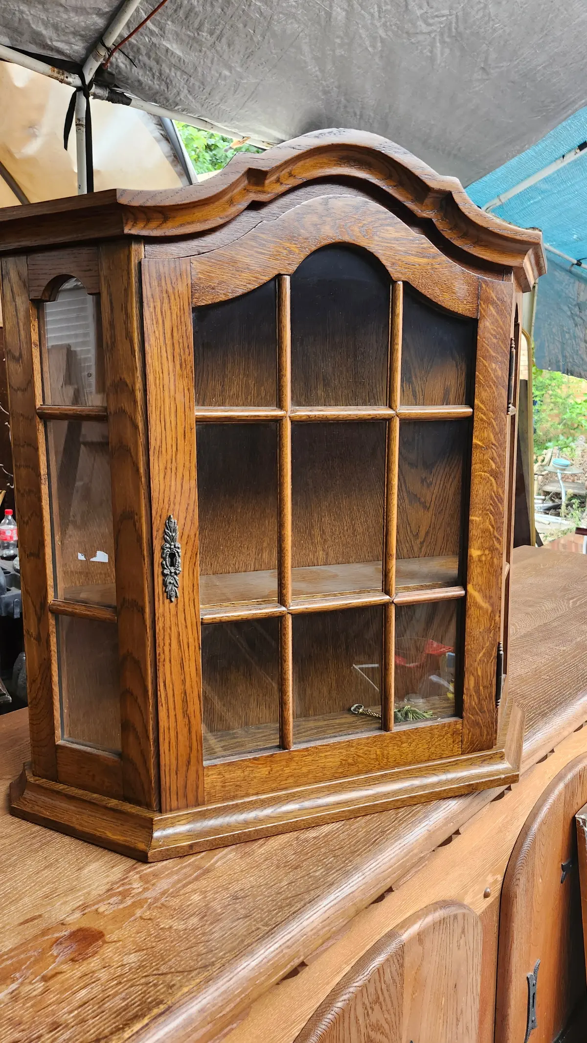 Oak Wall Cabinet 1